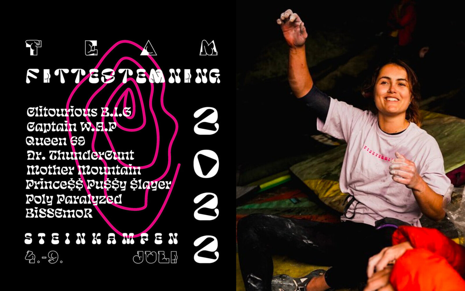 Fittestemning event graphic