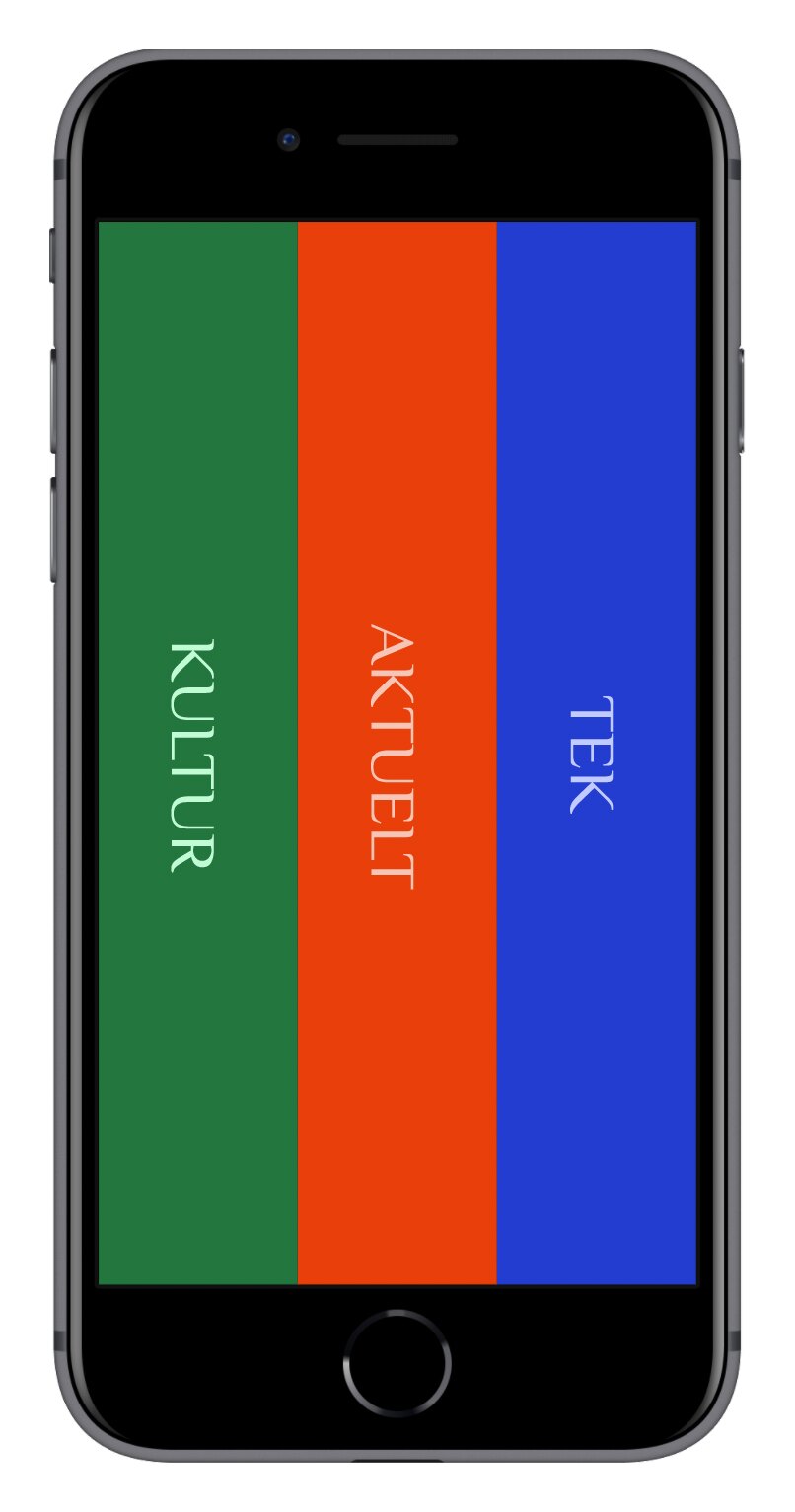 Datert section picker: Kultur, Aktuelt, Tek